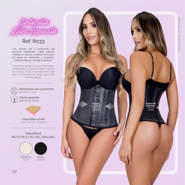 Moldeate 8033 Workout Waist Cincher Color