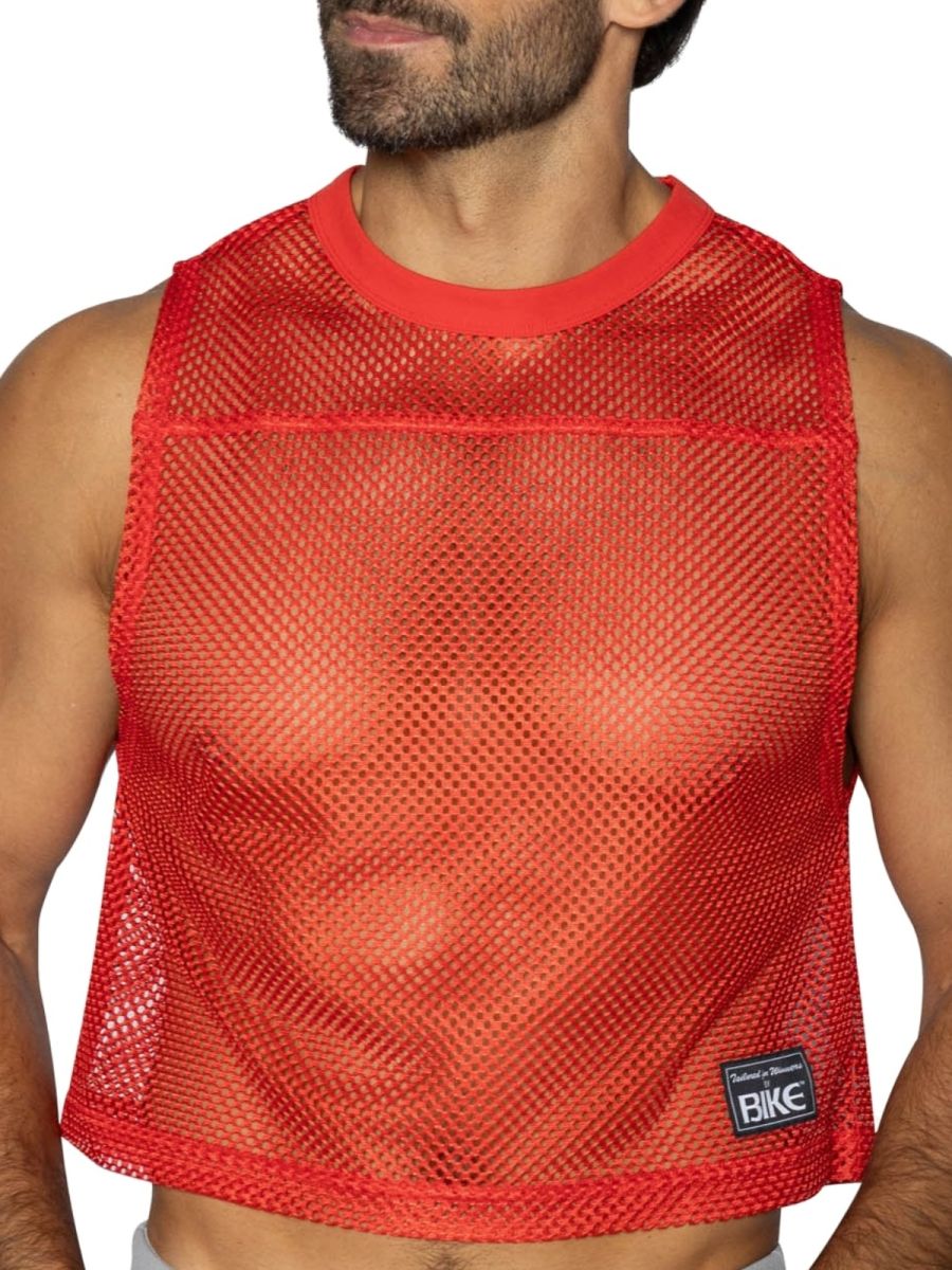 BIKE Athletic BAM135 Elevate Your Training Sleeveless Practice Jersey Color Red