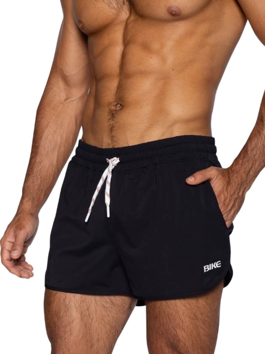 BIKE Athletic BAM200 Track Short Gymwear Color Black