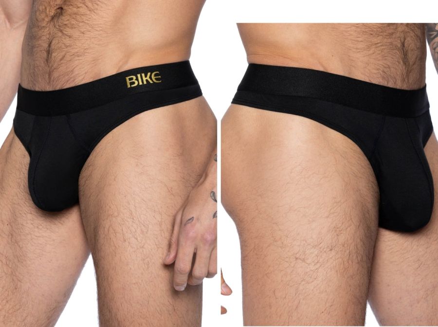 BIKE Athletic BAS319 Active Bold Style Thong for the Modern Man Color Black