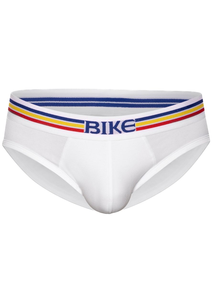 BIKE Athletic BAS327 Stretch Cotton Comfortable Brief Color White