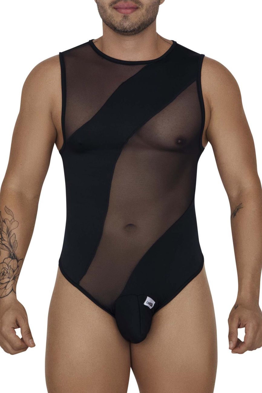 CandyMan 99699 Mesh Bodysuit Black