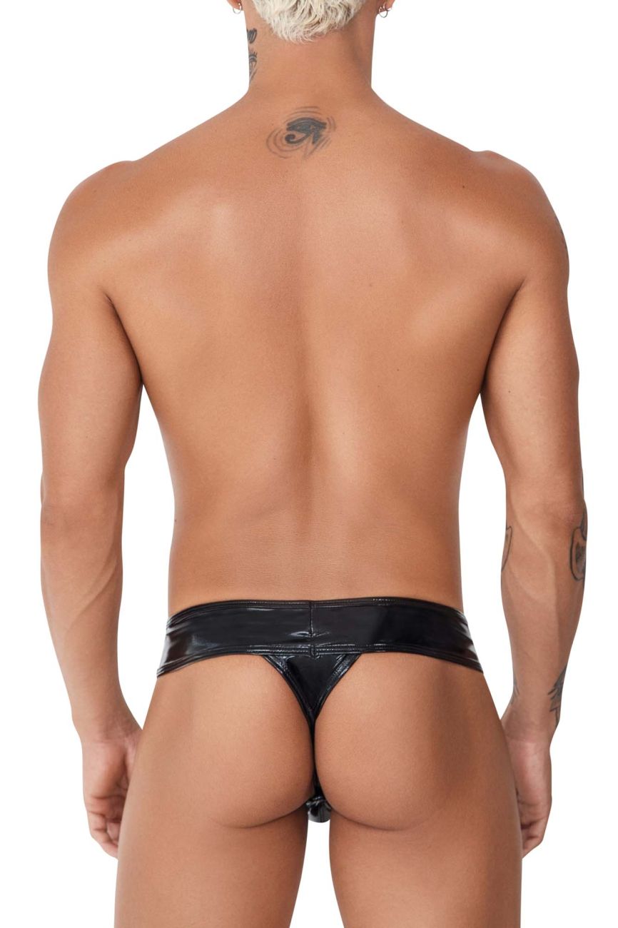 CandyMan 99742 Gloss Thongs Black