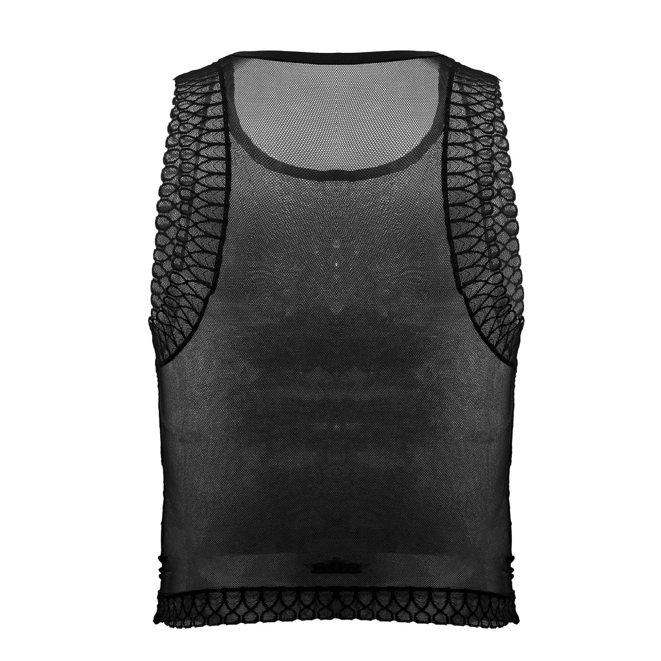 CandyMan 99758 Mesh Tank Top Black