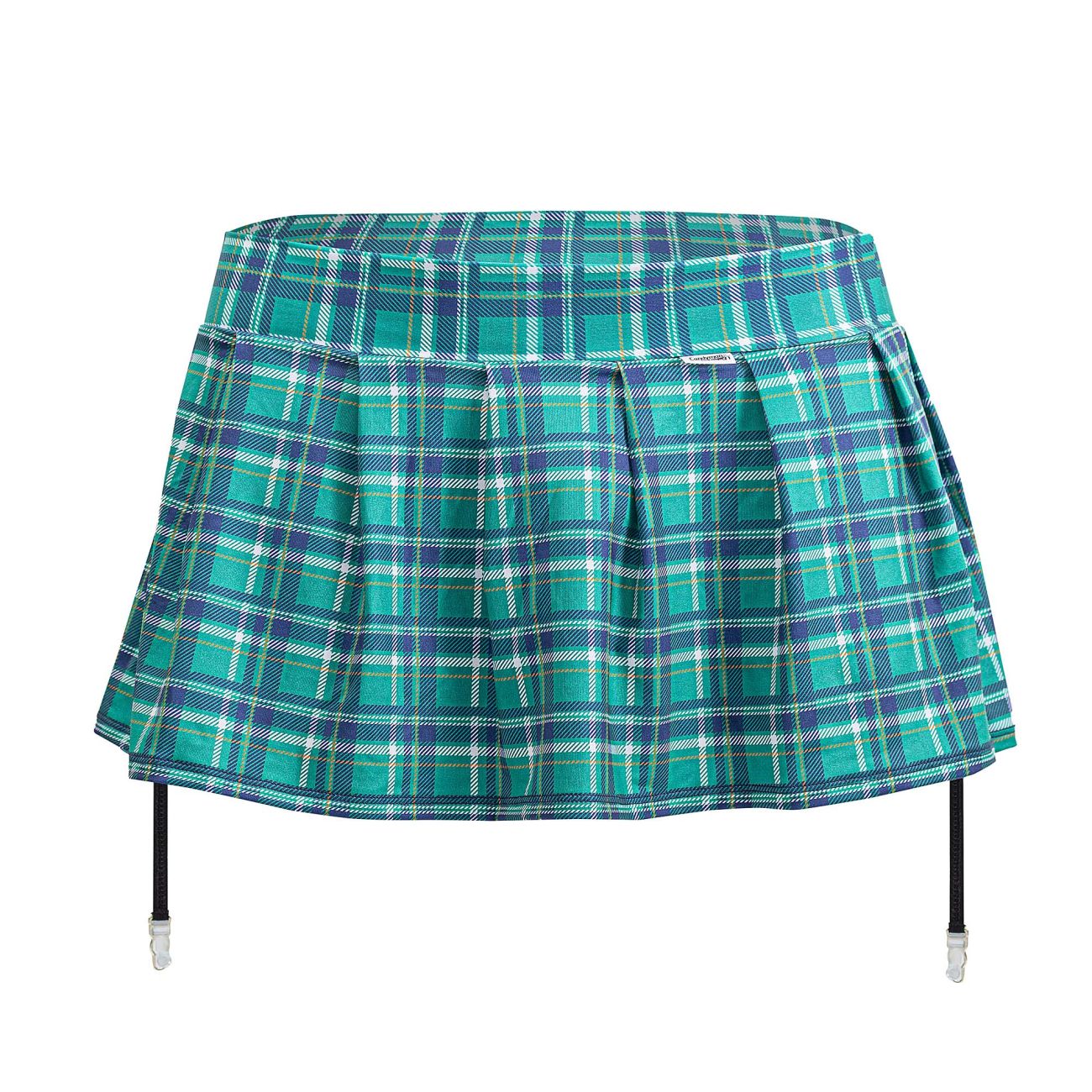 CandyMan 99799 Garter School Girl Skirt Outfit Green