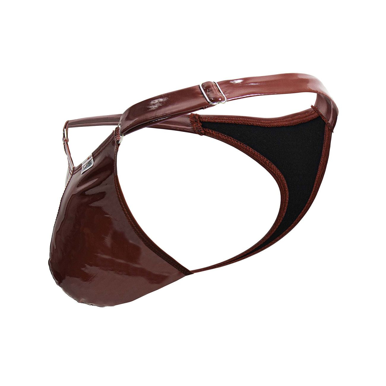 CandyMan 99819 Dom Thongs with Chains Gloss Wine