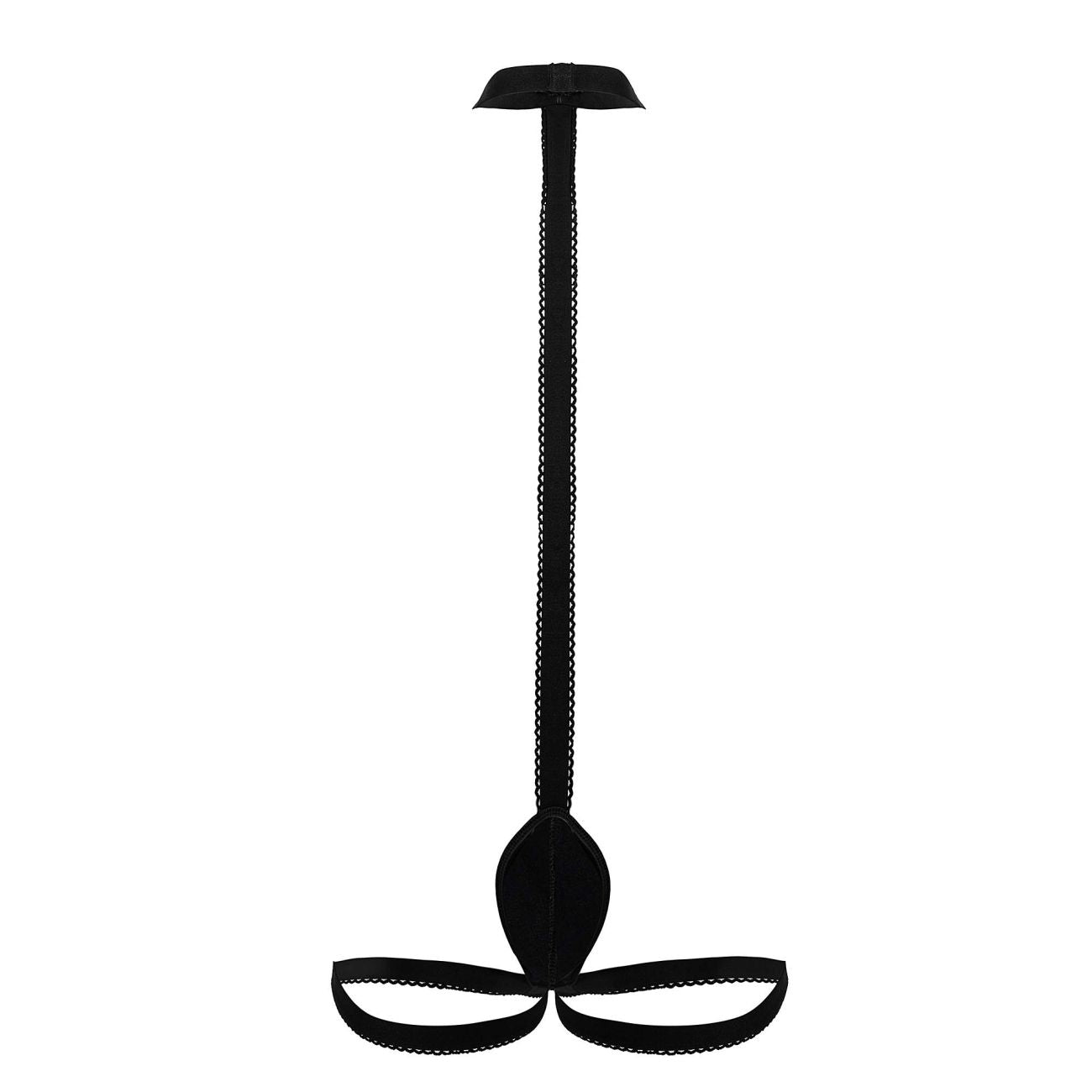 CandyMan 99839 Mens Tie Thong Harness Costume Black