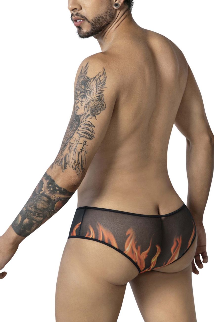 CandyMan 99917 Wicked Mens Devil Costume Trunks Black