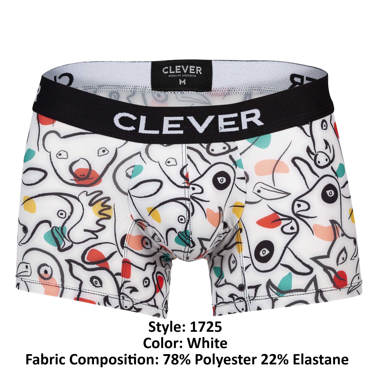 Clever 1725 Grange Trunks White Multi