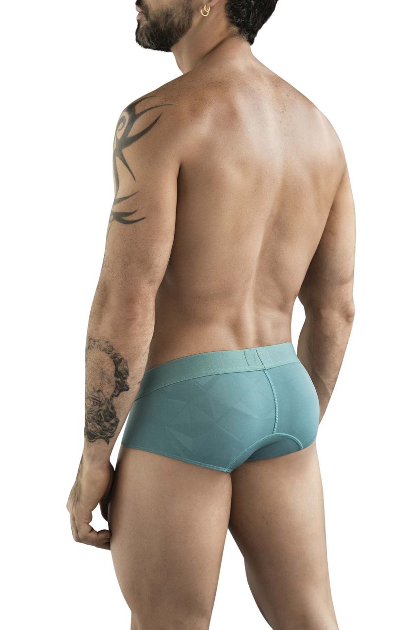 Clever 1776 Venecia Mens Comfortable Soft Briefs Green