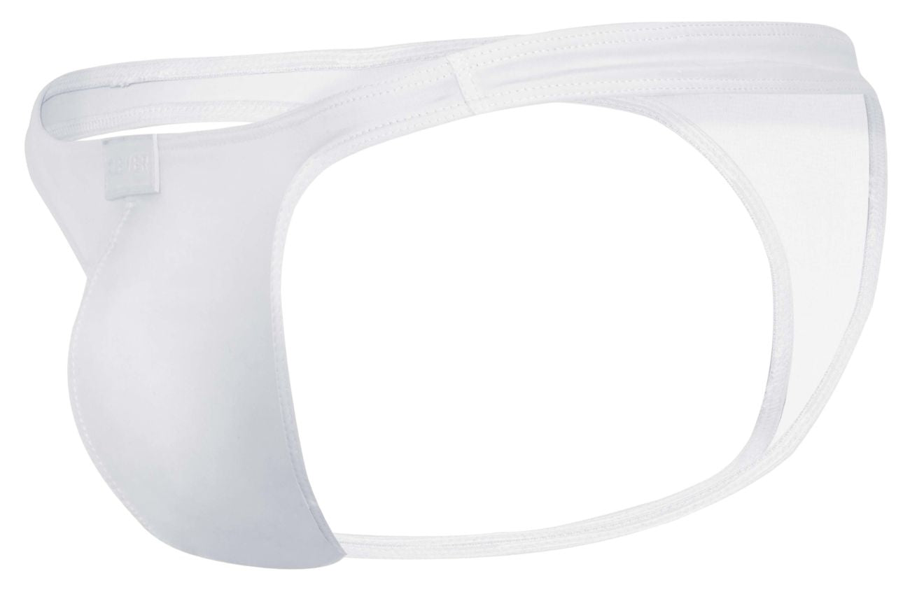 Clever 1830 Desirable Mens Barley There Thongs White