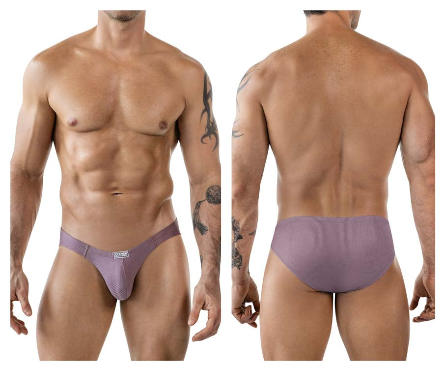 Clever 1845 Aura Mens Sleek & Soft Bikini Brief Brown