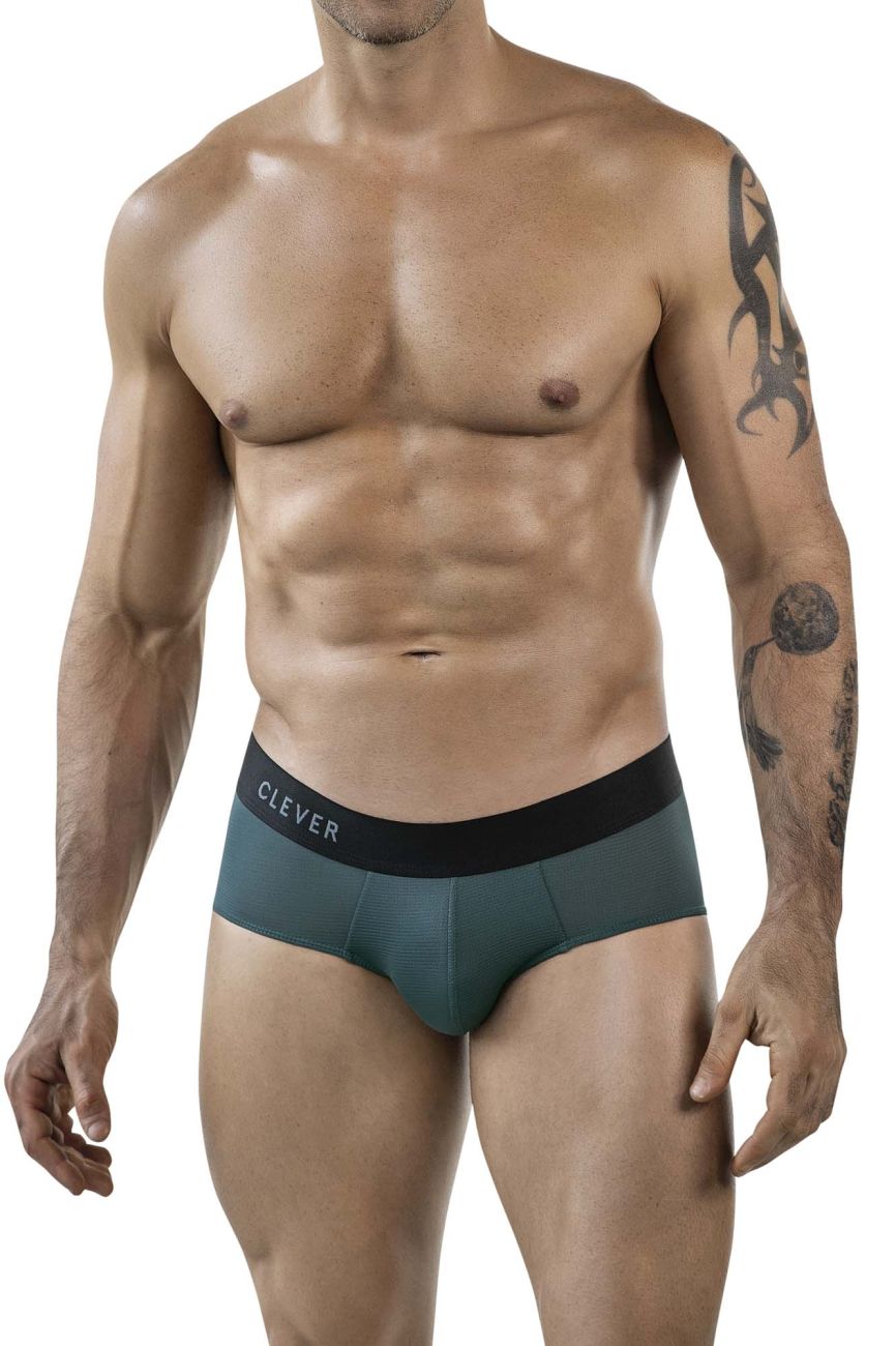 Clever 1862 Oneal Male Sleek & Modern Briefs Petrol Green