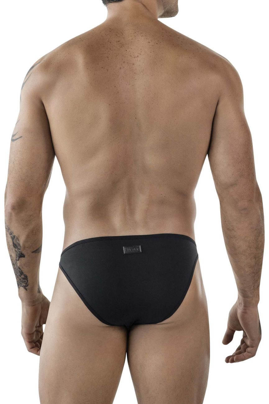 Clever 1865 Mens Oomph Minimal Bikini Brief Black