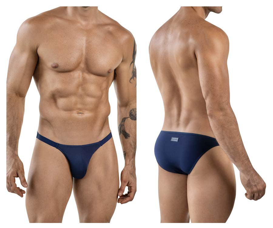 Clever 1865 Mens Oomph Minimal Bikini Brief Dark Blue
