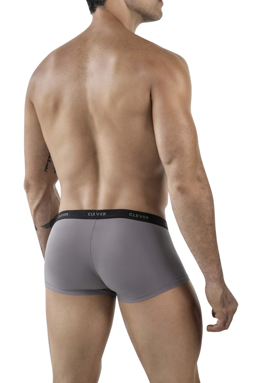 Clever 1866 Mens Tokio Cut Out Front Trunks Gray