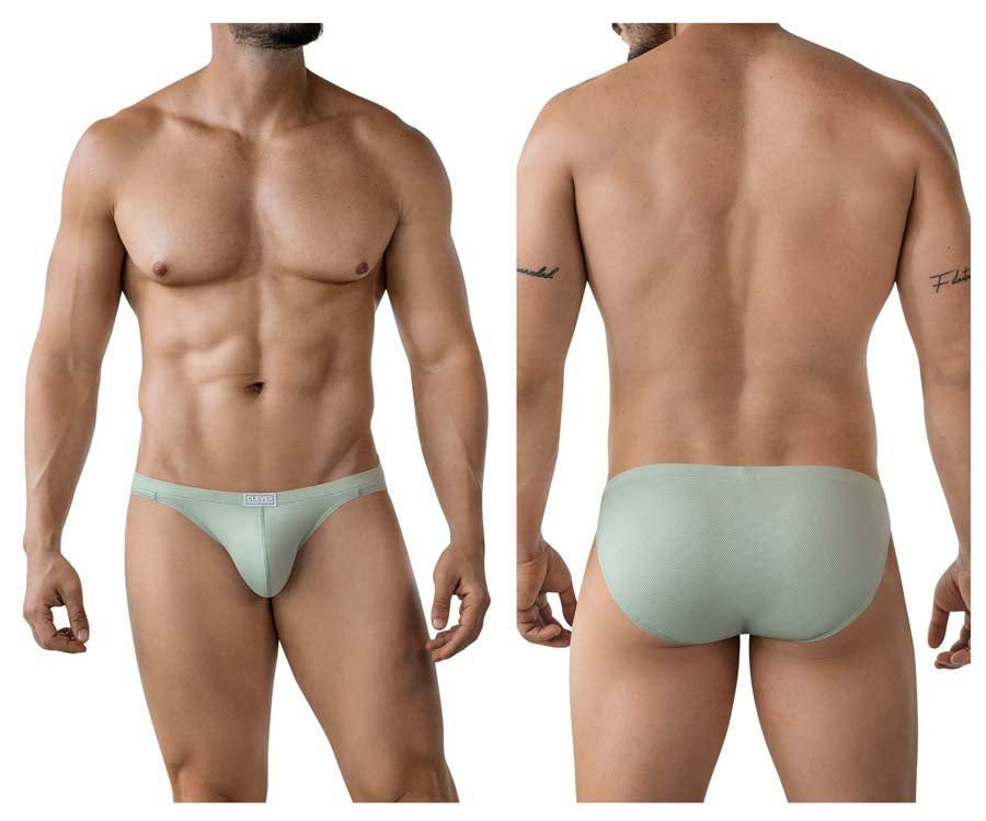 Clever 2014 Reto Mens Smooth Lightweight Briefs Green