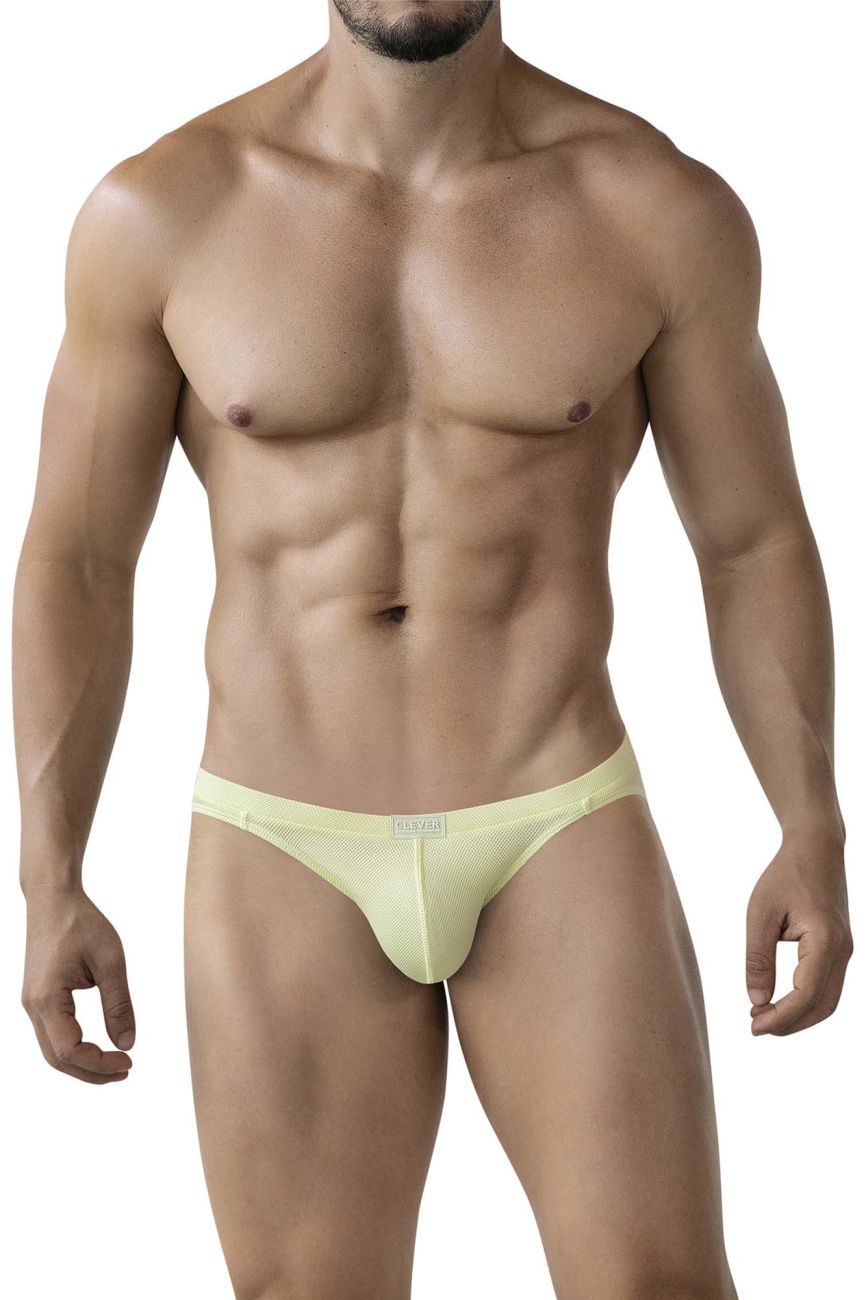 Clever 2014 Reto Mens Smooth Lightweight Briefs Light Yellow