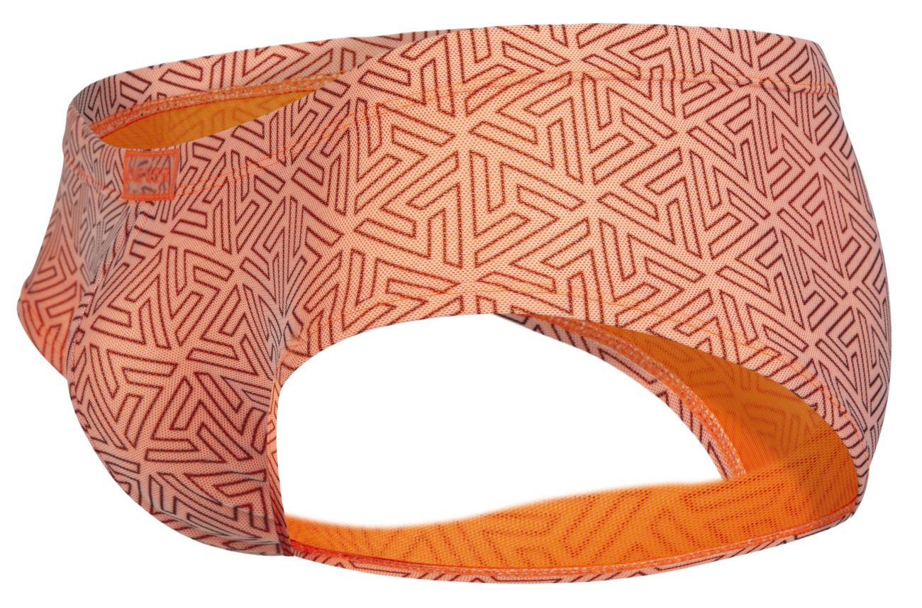 Clever 2017 Mens Stretchy Neon Briefs Orange