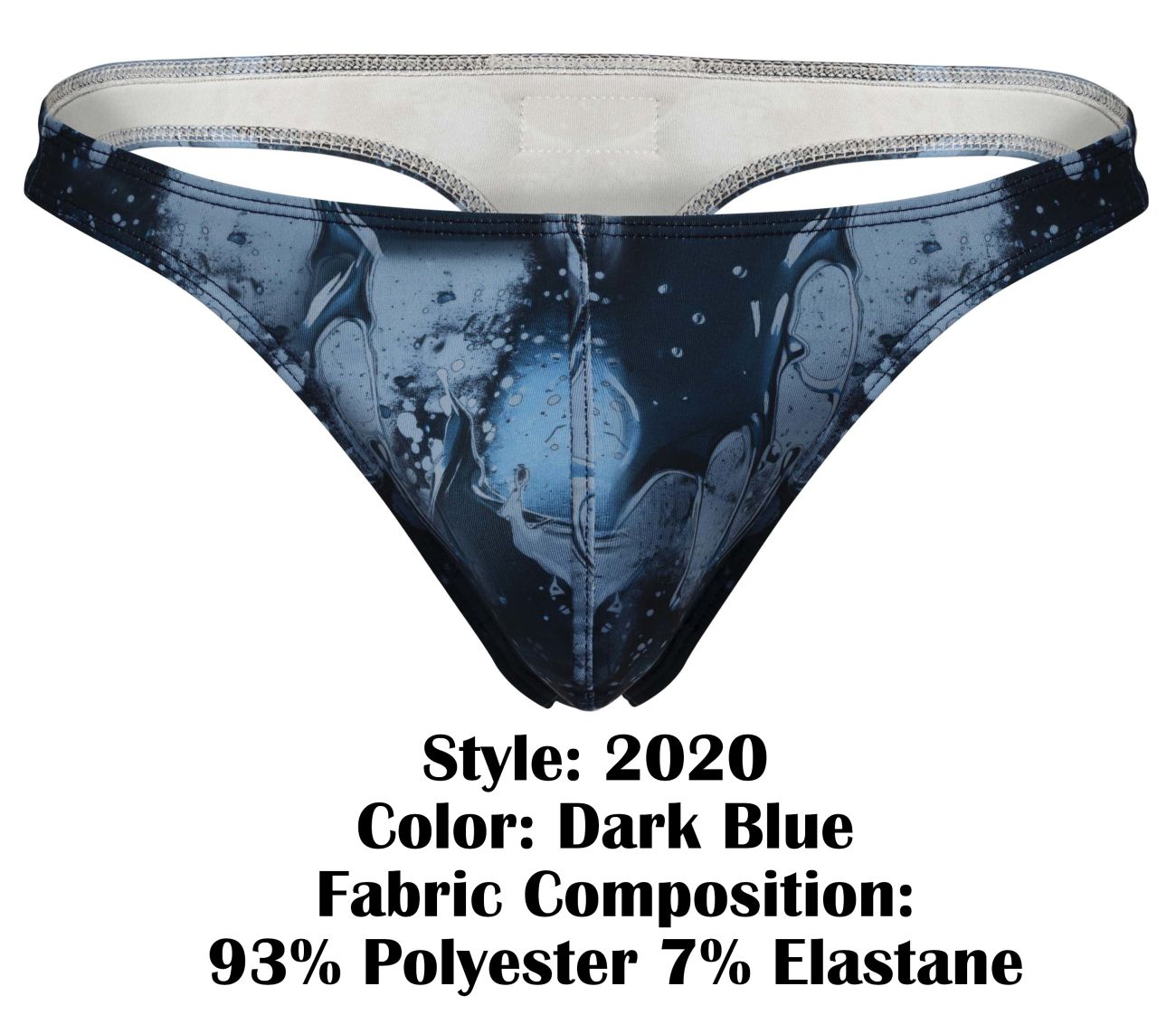 Clever 2020 Galia Mens Minimal Cover Thong Dark Blue