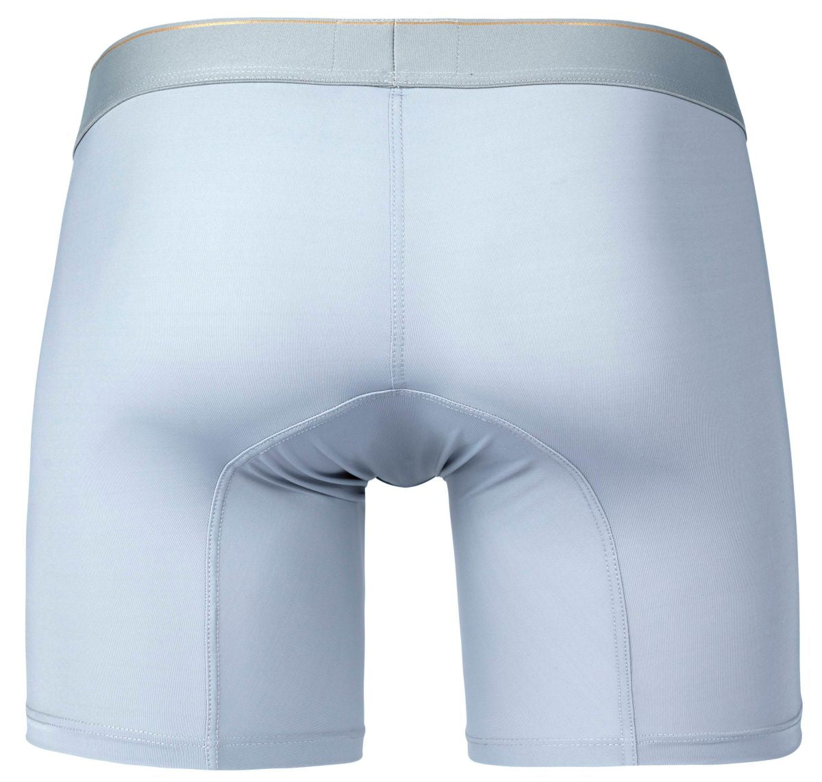 Clever 2027 Valladolid Mens Sleek Long Leg Boxer Briefs Gray