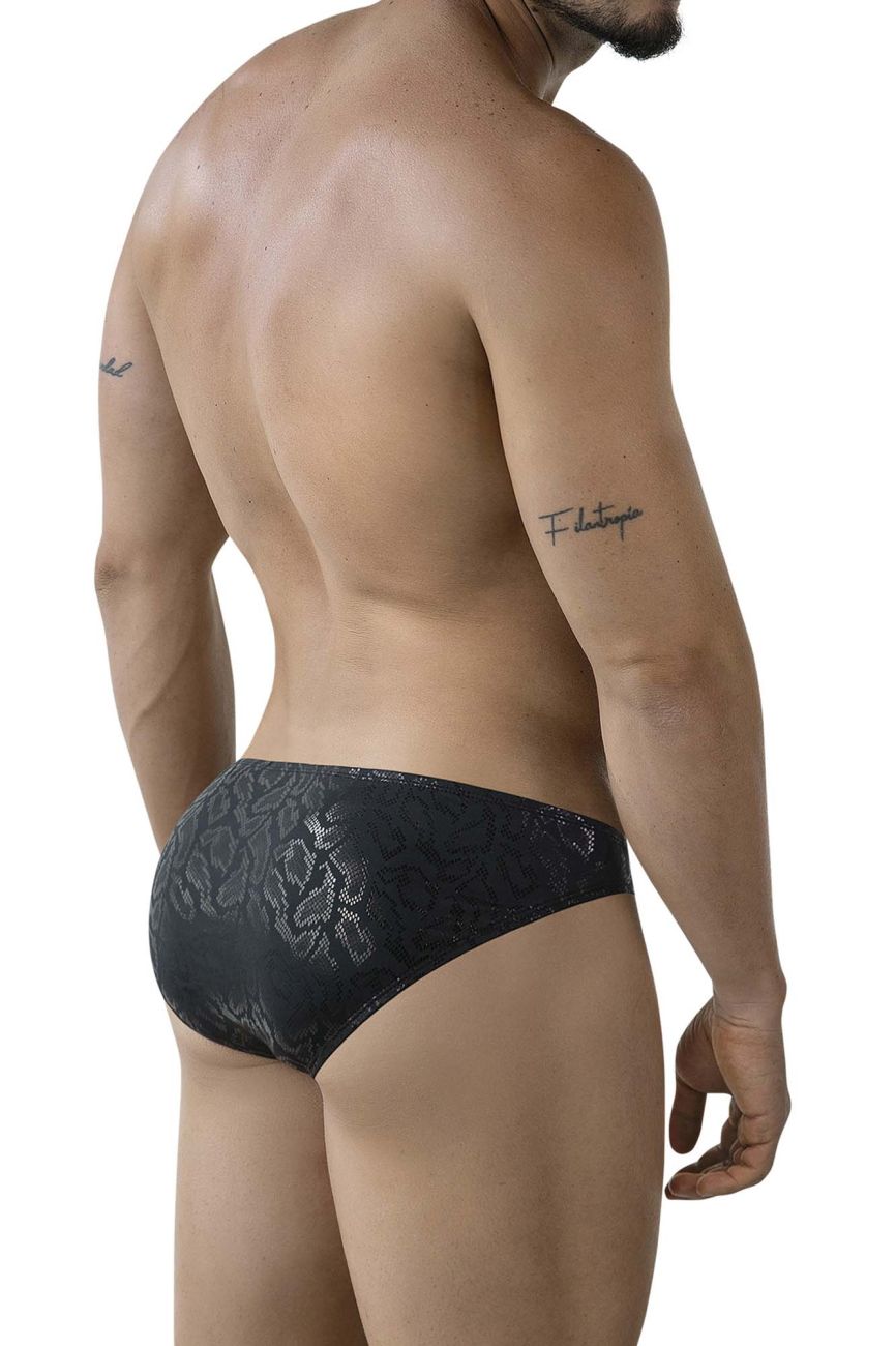 Clever 2040 Mens Luxe Bikini Briefs Black
