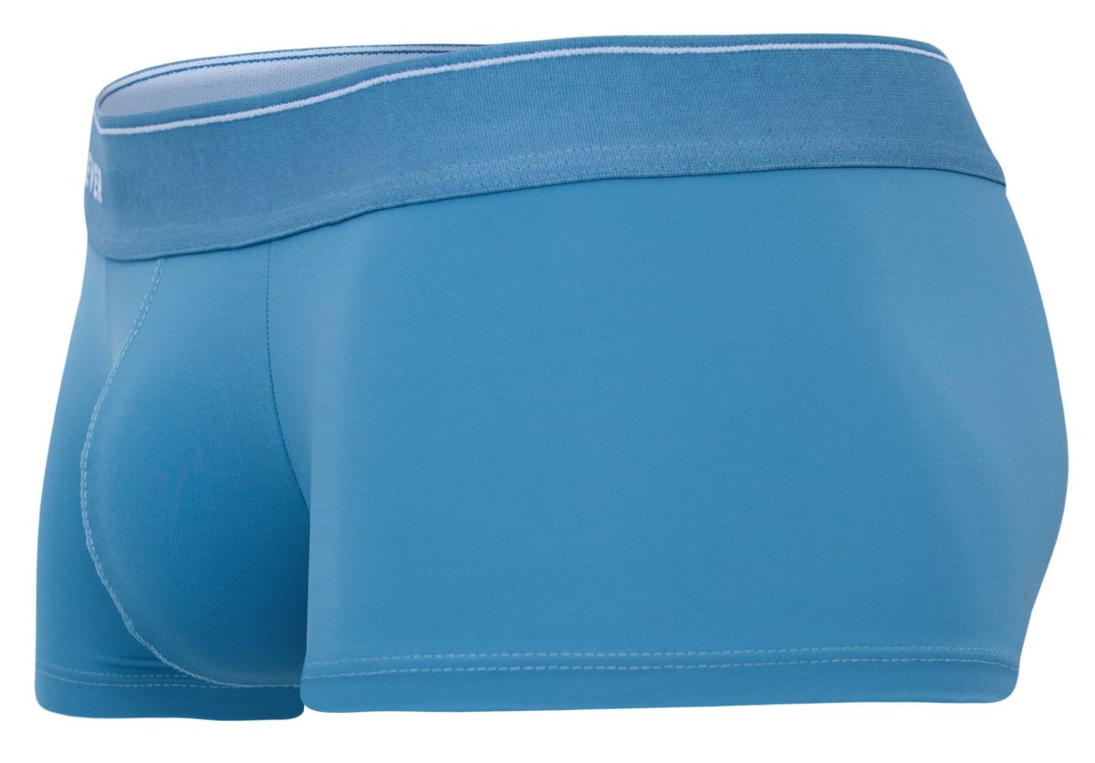 Clever 2042 Mendoza Mens Smooth Body Hugging Trunks Blue