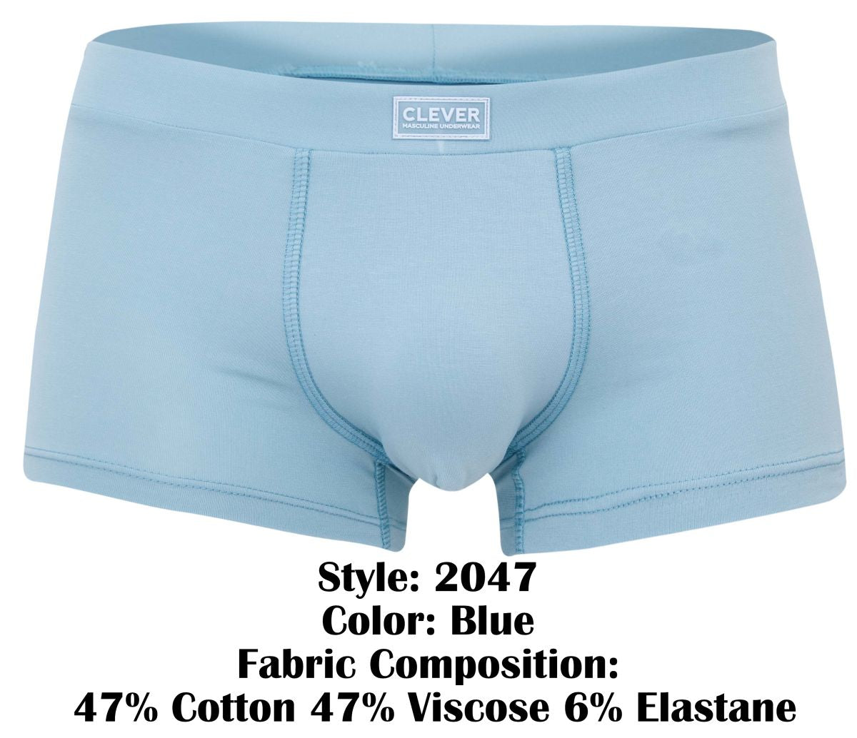 Clever 2047 Cordoba Mens Everyday Trunks Blue