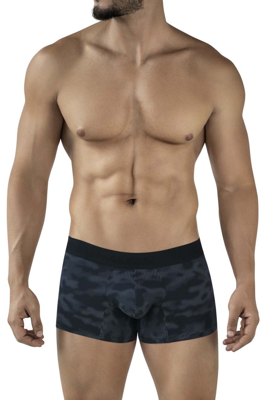 Clever 2052 Mens Stealthy Style All Day Comfort Trunks Black
