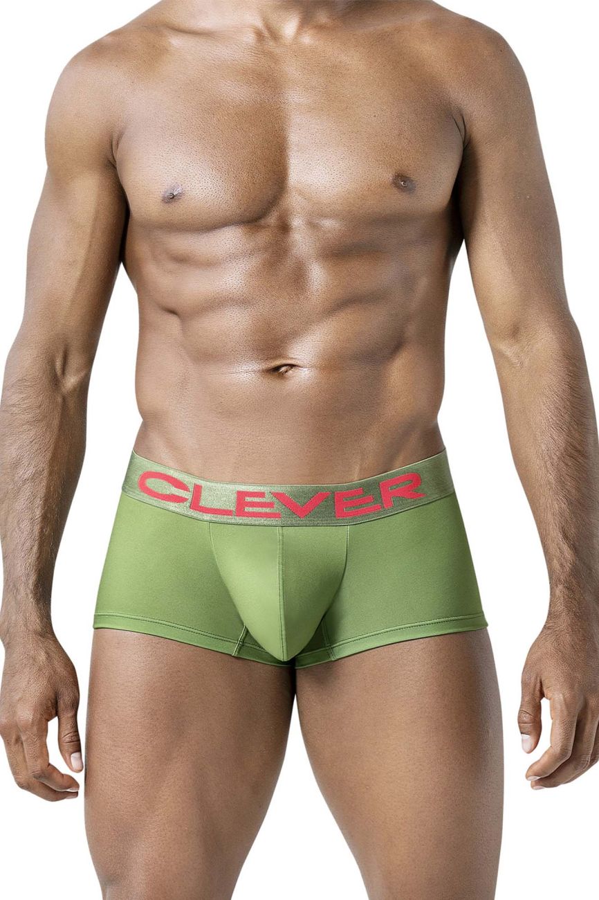 Clever 229953 3 Pack Mens Australian Latin Trunks Beige-Blue-Green