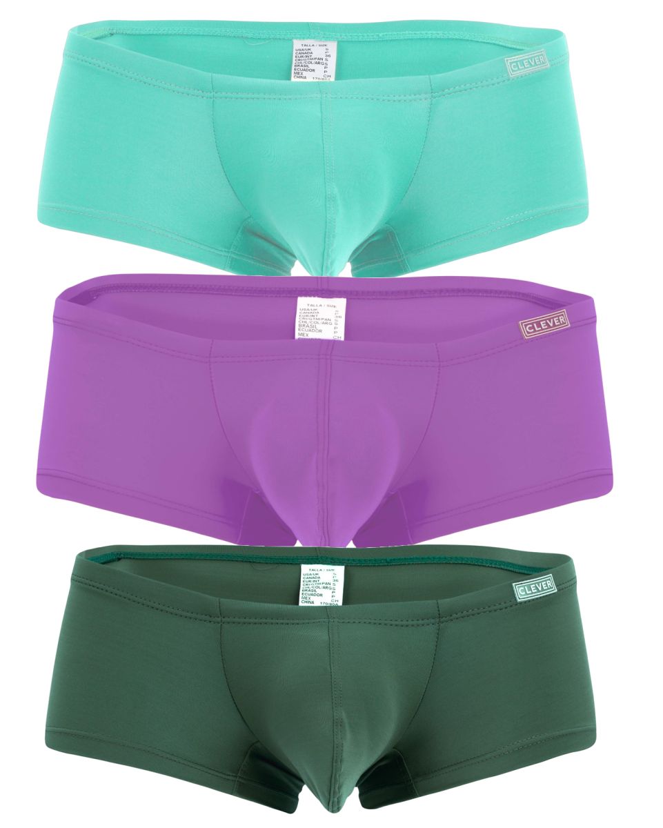 Clever 229961 3PK Australian Latin Trunks Multi Pack Set