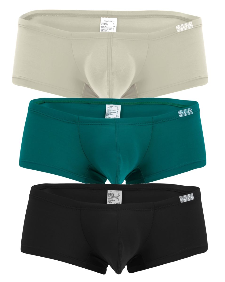Clever 229963 3PK Australian Latin Trunks Multi Pack Set