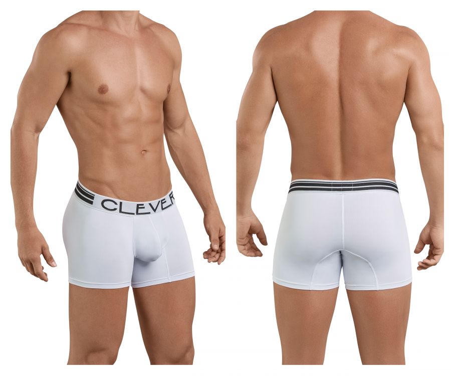 Clever 2387 Sophisticated Boxer Briefs White