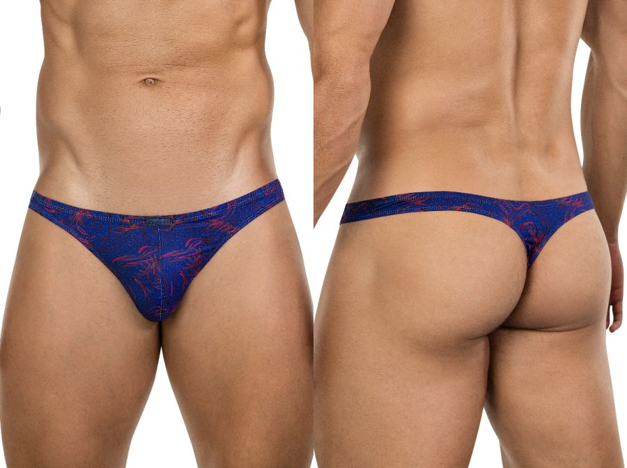 26031 Helion Male Daily Essentials Perfect Balance Thongs Blue