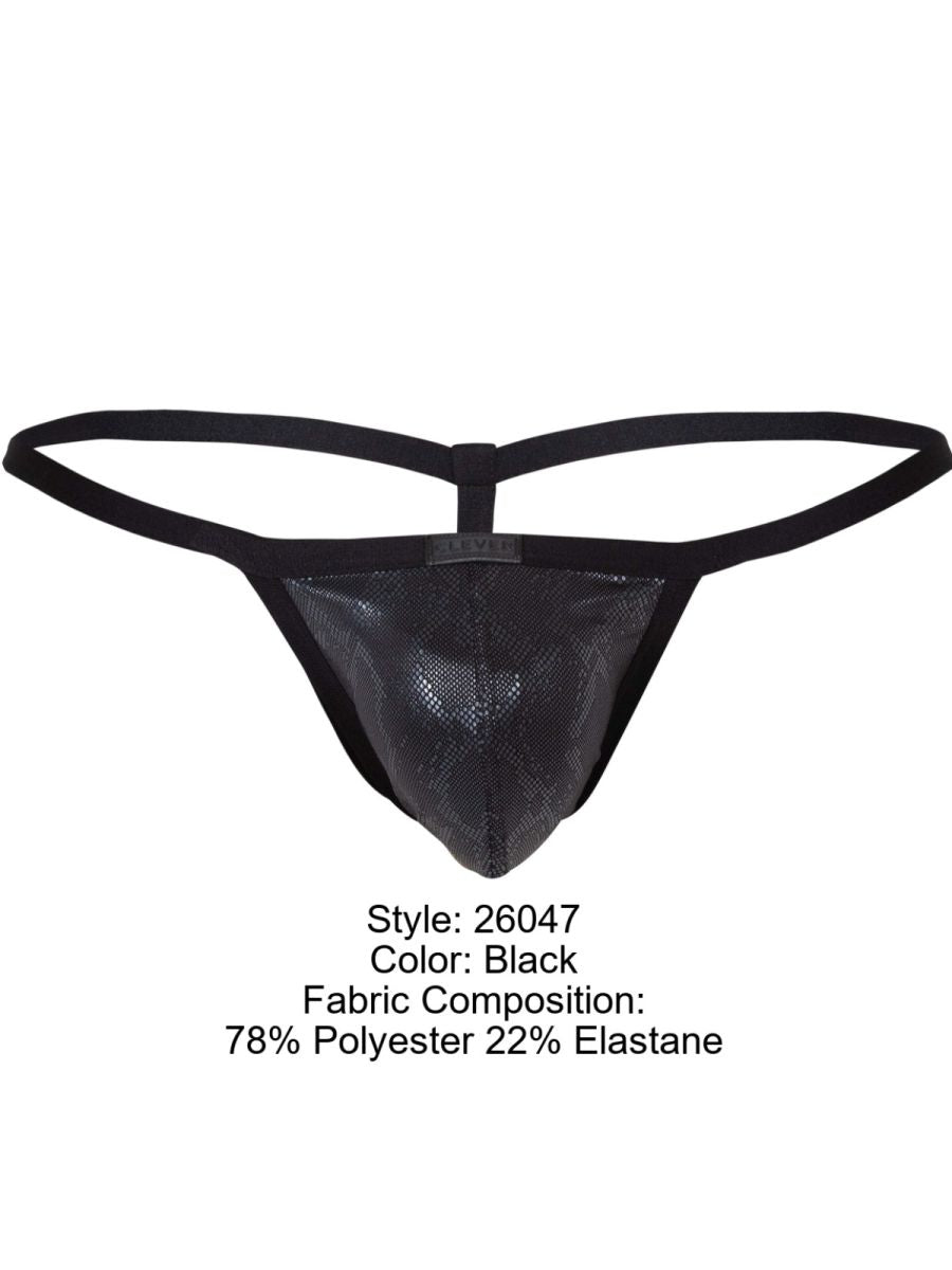 26047 Atlas Male Comfort and Confidence G-String Black