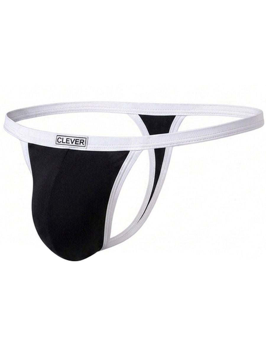 Clever 26162 Boreas Mens Maximum Confidence & Comfort Modern Thongs Black