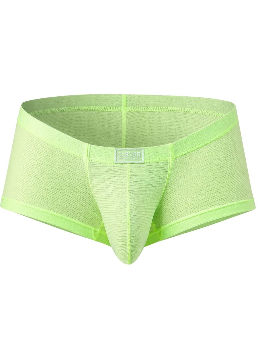 Clever 26176 Cronos Mens Daily Essentials Collection Trunks Neon Green
