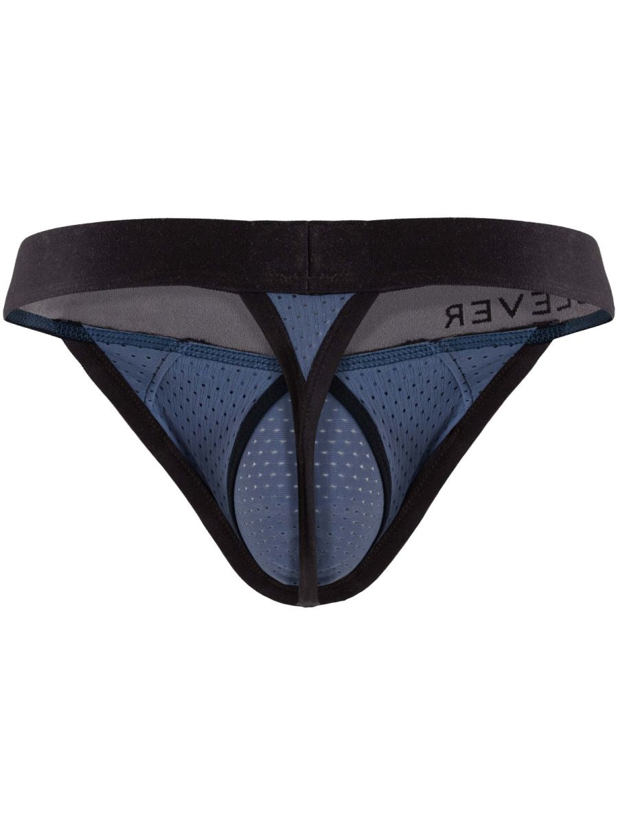 Clever 26191 Ulises Mens Kangaroo Pouch Internal Structured Thongs Steel Blue