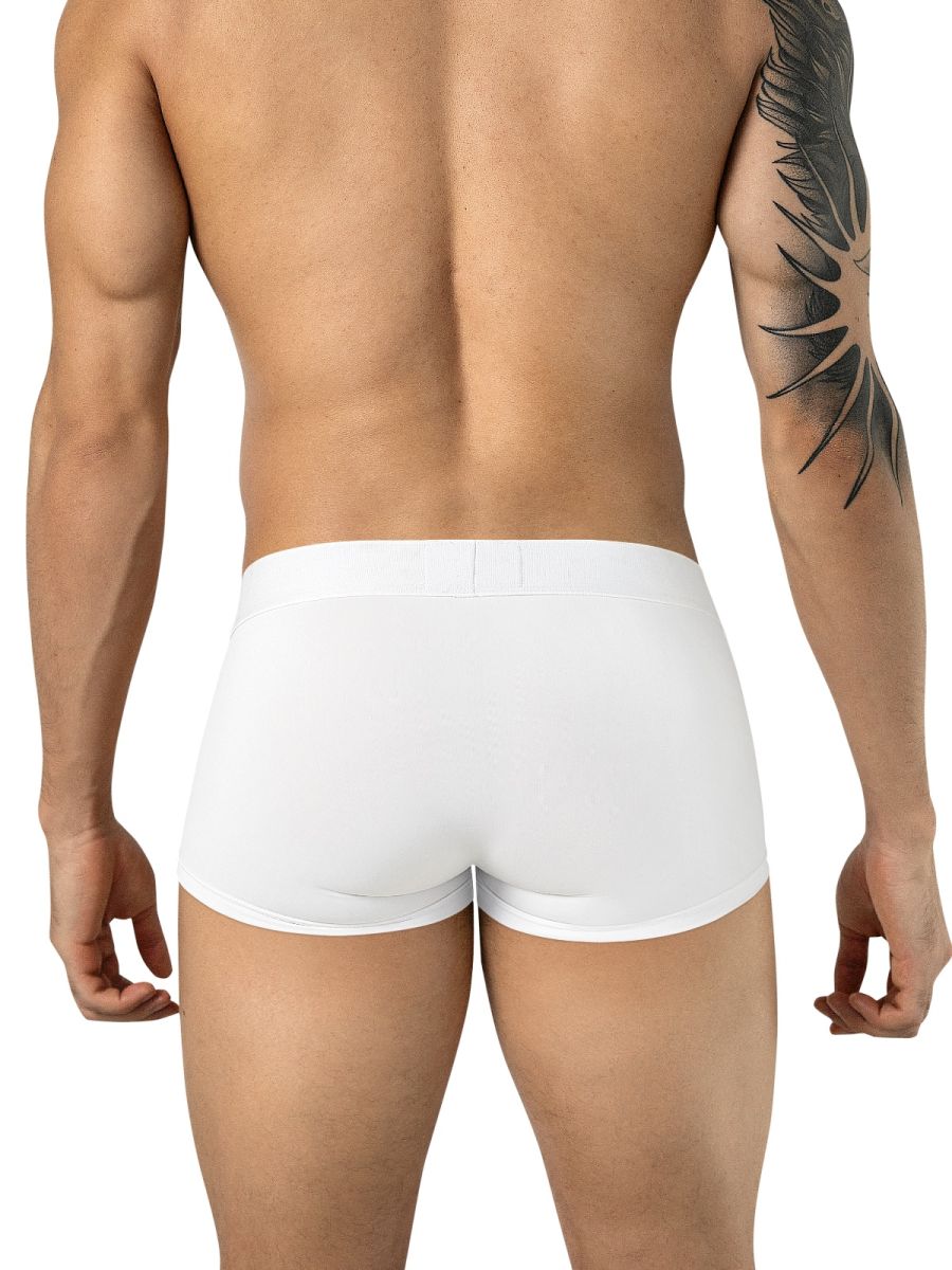 Clever 26207 Mompox Mens Sleek Body Defining Trunks White