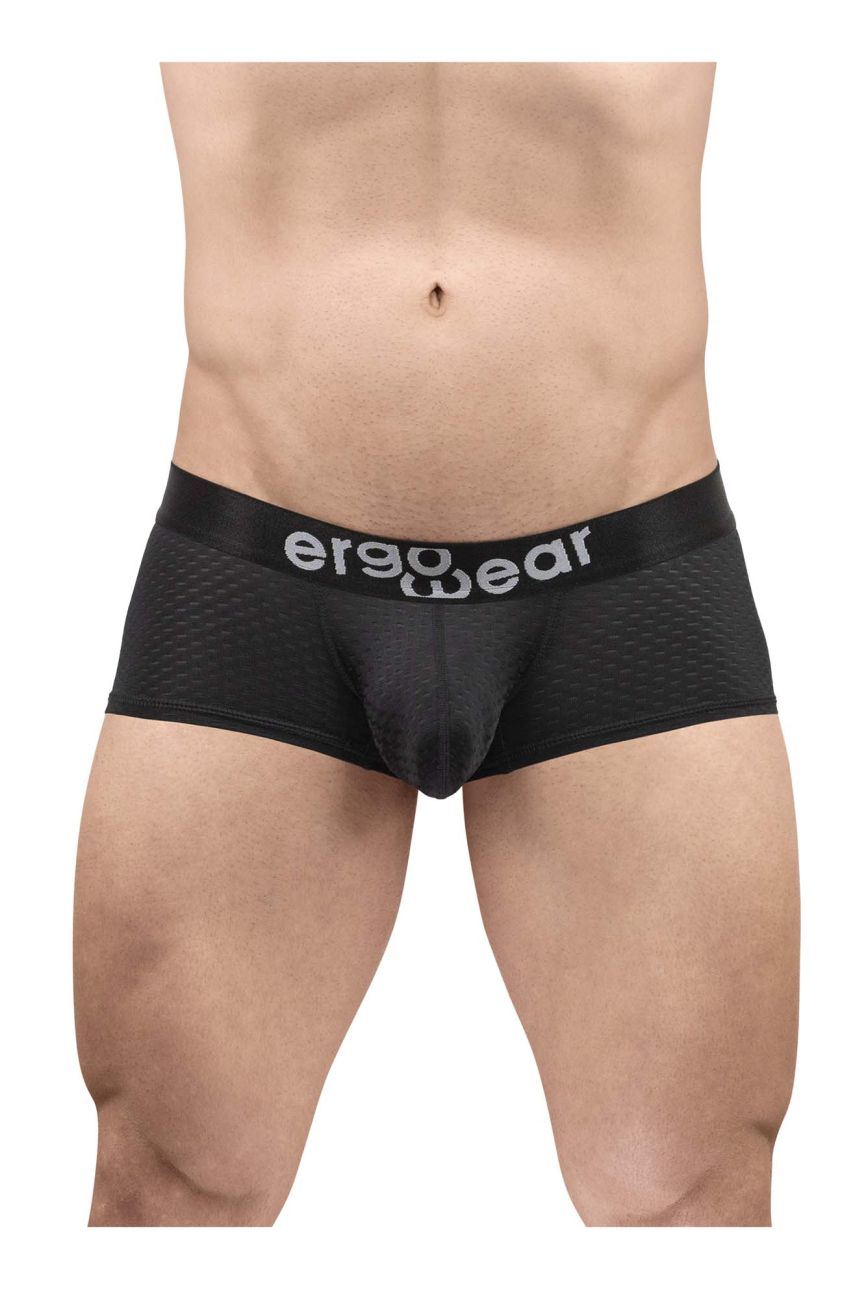 ErgoWear EW1689 MAX FLOW Mens Sleek Stretch Trunks Black