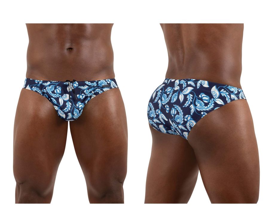 ErgoWear EW1697 FEEL SW Swim Briefs Abstract Blue