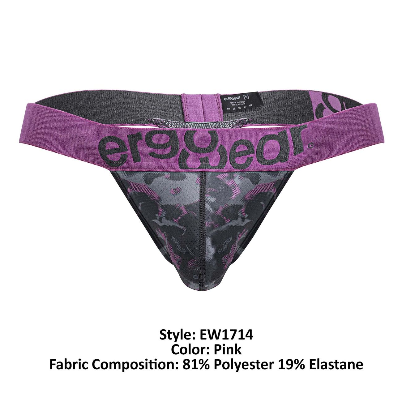 ErgoWear EW1714 MAX SE CAMO G-String Pink