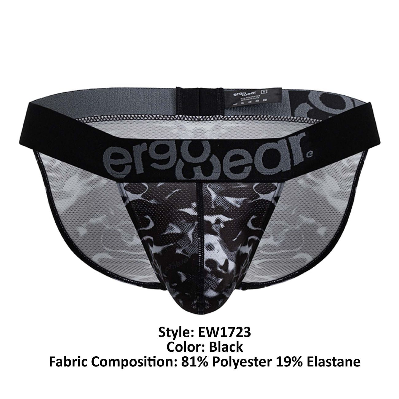 ErgoWear EW1723 MAX SE CAMO Bikini Black