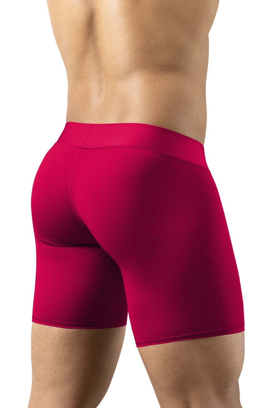ErgoWear EW1745 MAX BOLD Male Sleek & Comfortable Boxer Briefs Red