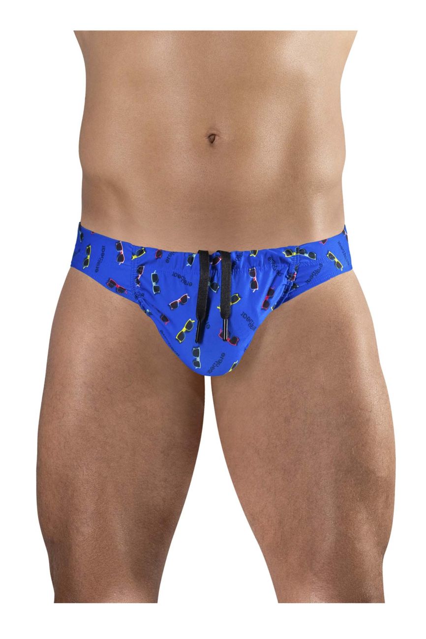 ErgoWear EW1764 FEEL SW Sunglasses Print Swim Briefs Blue