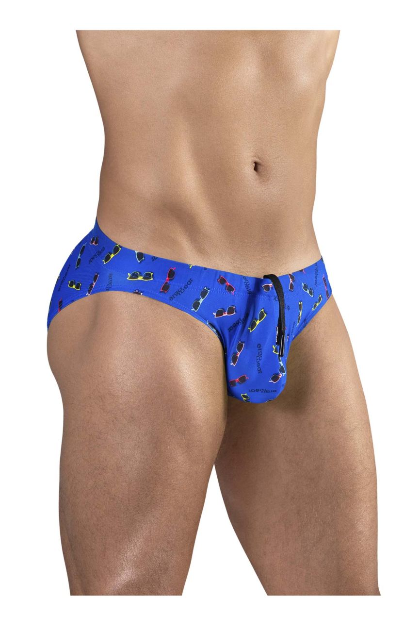 ErgoWear EW1767 X4D SW Swim Briefs Sunglasses Print Blue