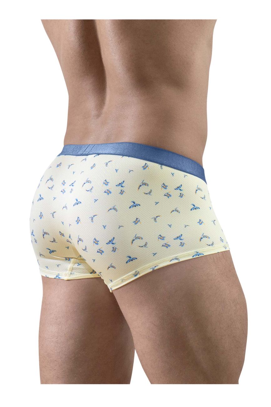 ErgoWear EW1770 SLK SE Male Comfortable Trunks Vanilla Birds