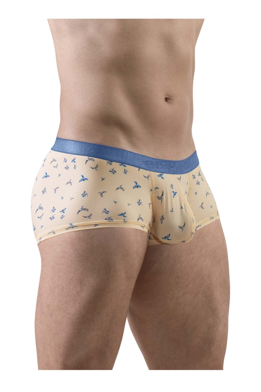 ErgoWear EW1774 SLK SE Male Comfortable Trunks Peach Birds