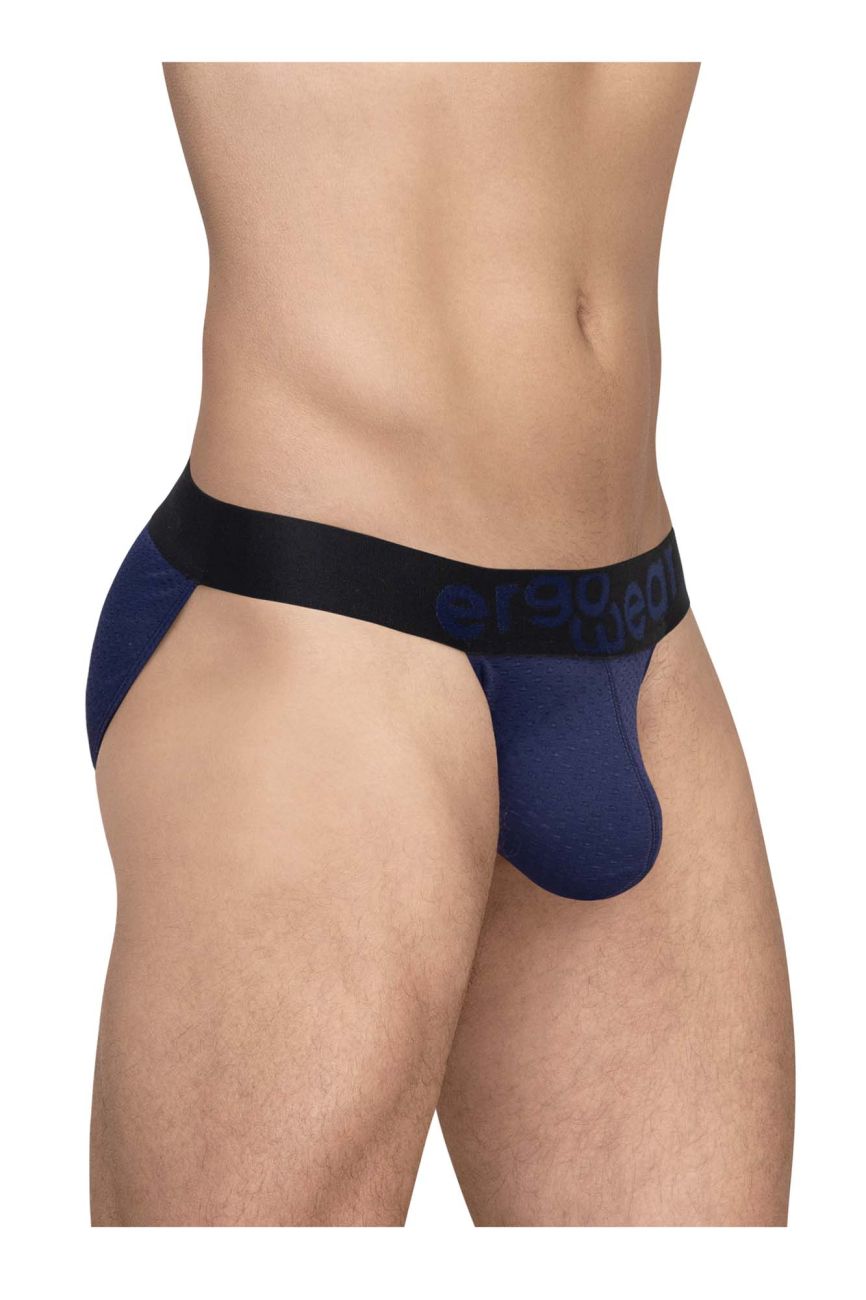 ErgoWear EW1790 MAX FLOW Mens Sleek Bikini Brief Dark Blue