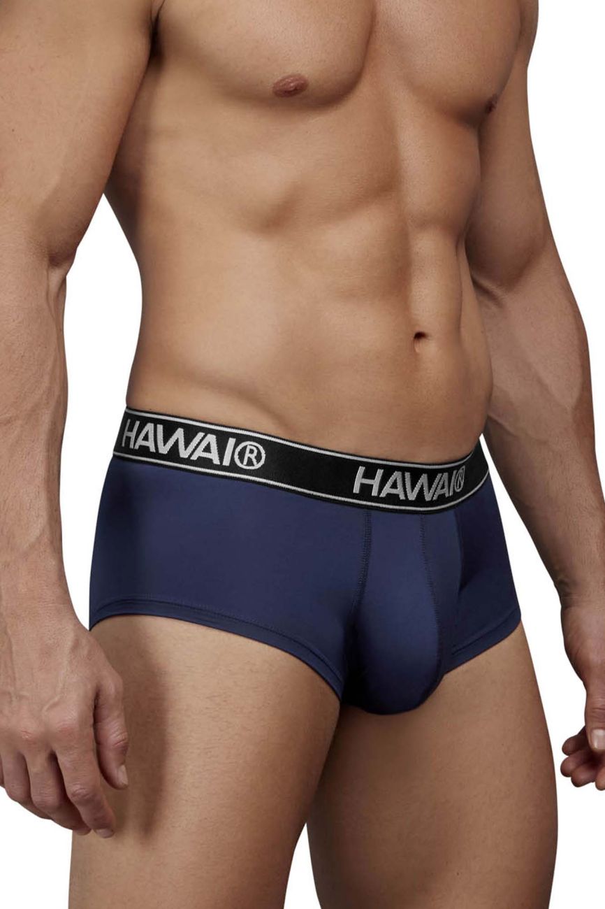HAWAIR 41961 Mens Maximum Comfort Microfiber Briefs Dark Blue